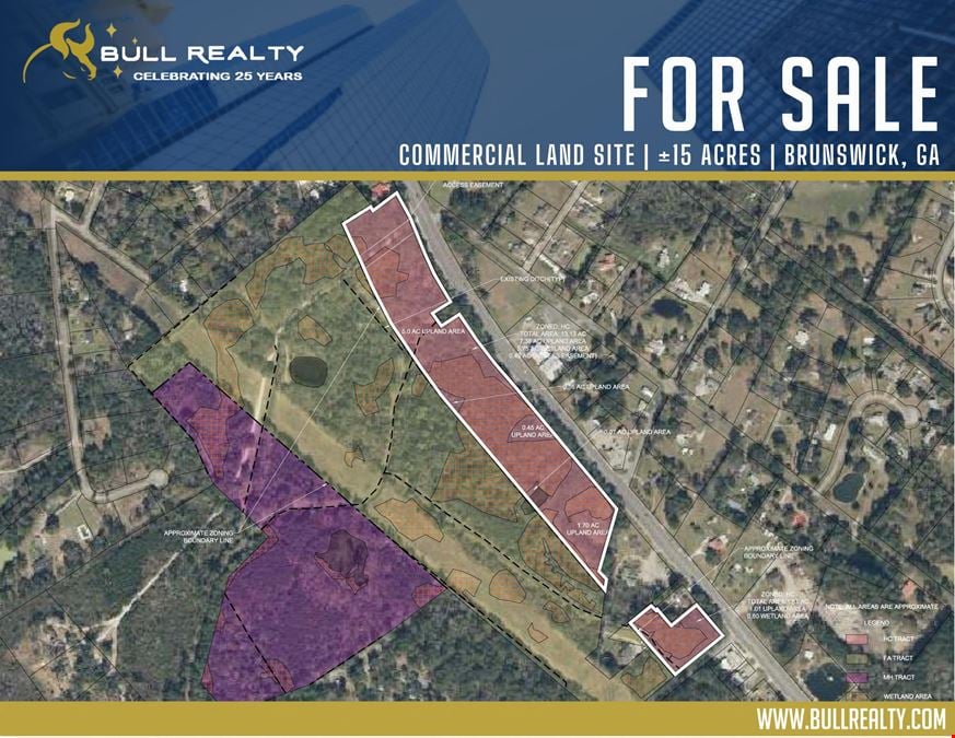 Commercial Land Site | ±15 AC | Brunswick, GA