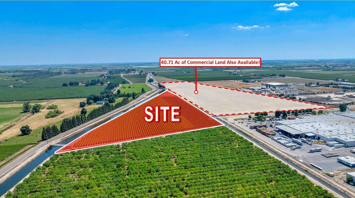 ±20.1 Acres of Industrial Development Land In Sanger, CA