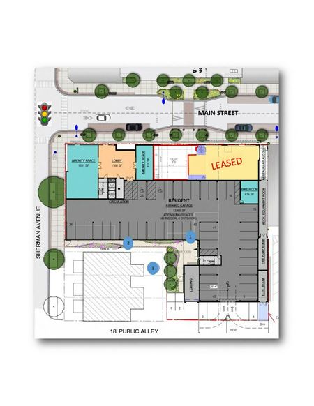 Retail space for Rent at 720 and 730 Main Street, Evanston - Tapestry Station in Evanston