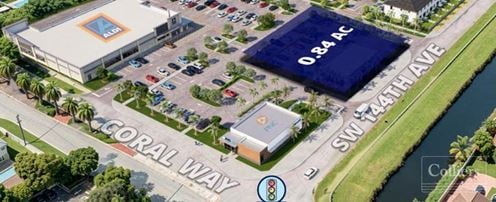 For Ground Lease/Build-to-Suit: 14401 Coral Way Miami