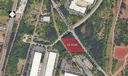 VacantLand space for Rent at 2405 & 2419 E Cornwallis Rd in Durham