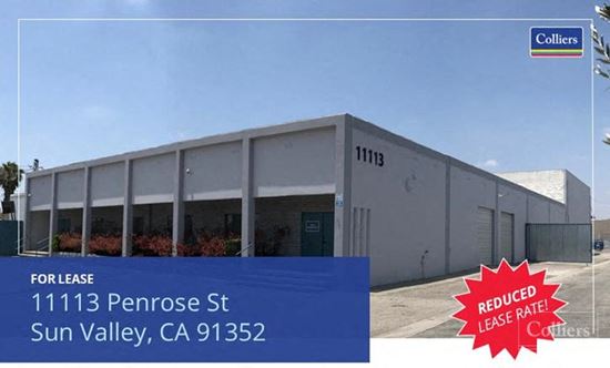 14,536 SF Free-Standing Industrial for Lease in Sun Valley