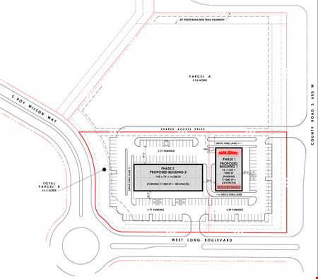 Retail space for Rent at S 600 W & US 52 in New Palestine