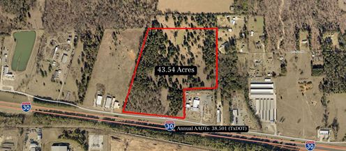 43.54 Acres | I-30 Development Site