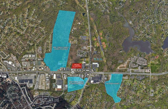 VacantLand space for Sale at 10202, 10198, 10152 Hull Street Road in Midlothian