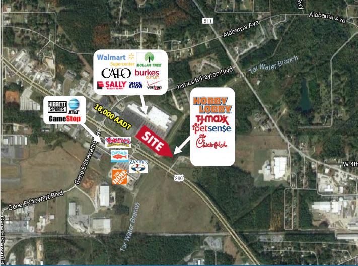 Sylacauga, AL Retail Space Listings | CommercialSearch