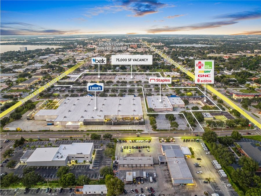 REO: Winter Haven Citi Centre | 16+ AC Value-Add Shopping Center w/ By-Right Development Opportunity | Winter Haven, FL