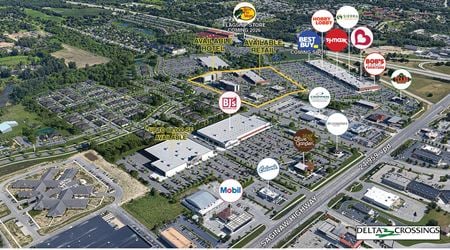 Photo of commercial space at NEQ Saginaw Highway & I-96 in Lansing
