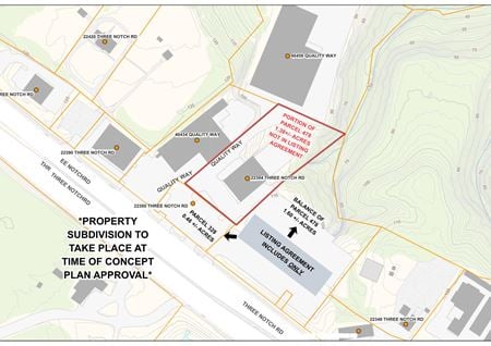 Retail space for Sale at 22380 & 22384 (Partial) Three Notch Road in Lexington Park