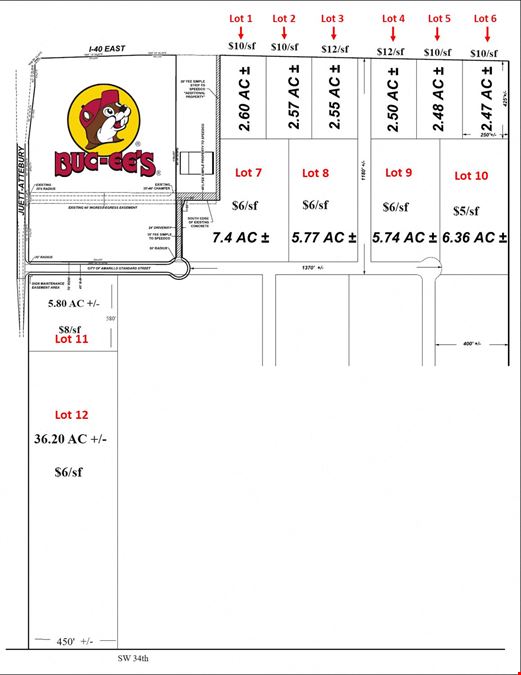 Buc-ee's Pad Sites on I-40 - Amarillo, TX