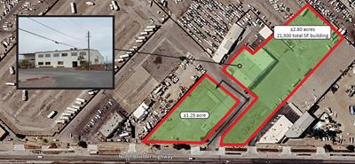 Sublease - ±2.80 acres with office/warehouse bldg