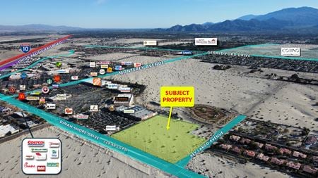 Photo of commercial space at  SEC of Dinah Shore Drive & Key Largo Ave in Rancho Mirage