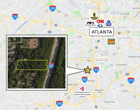 PRICE ADJUSTMENT | Commercial Development Site Near Airport | ± 3 Acres - Atlanta