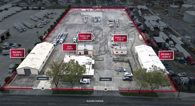 VacantLand space for Rent at 14965 Slover Ave in Fontana