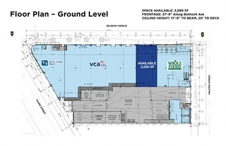 Retail space for Rent at 829 West Belmont Avenue in Chicago