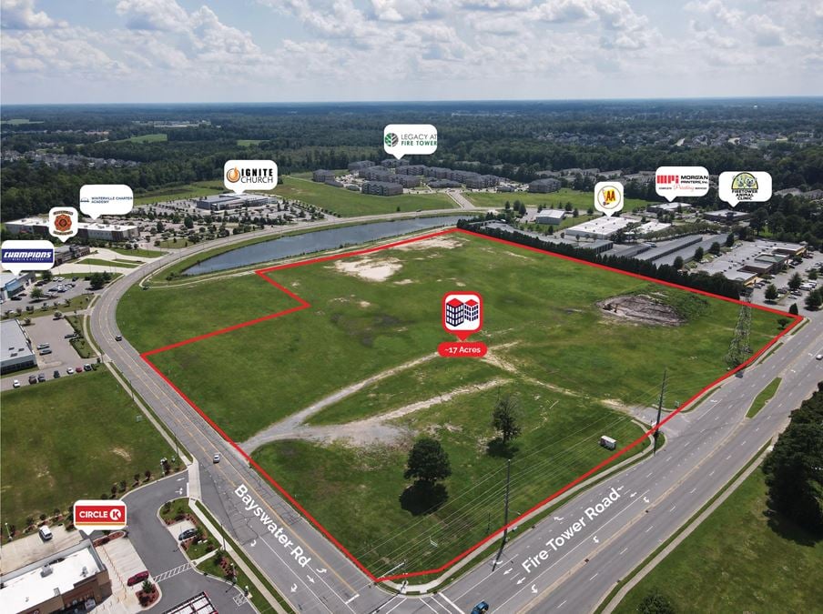 17+/- AC Retail Land | Fire Tower Junction Development