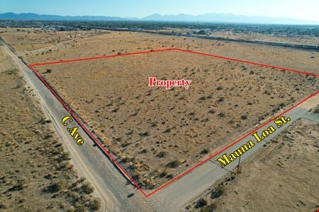 Photo of commercial space at C Avenue and Mauna Loa Street (APN 0410-041-37) in Hesperia
