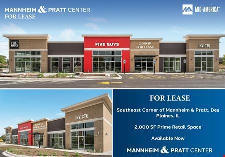 Retail space for Rent at Mannheim Road in Des Plaines