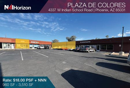 Retail space for Rent at 4337 W. Indian School Rd. in Phoenix