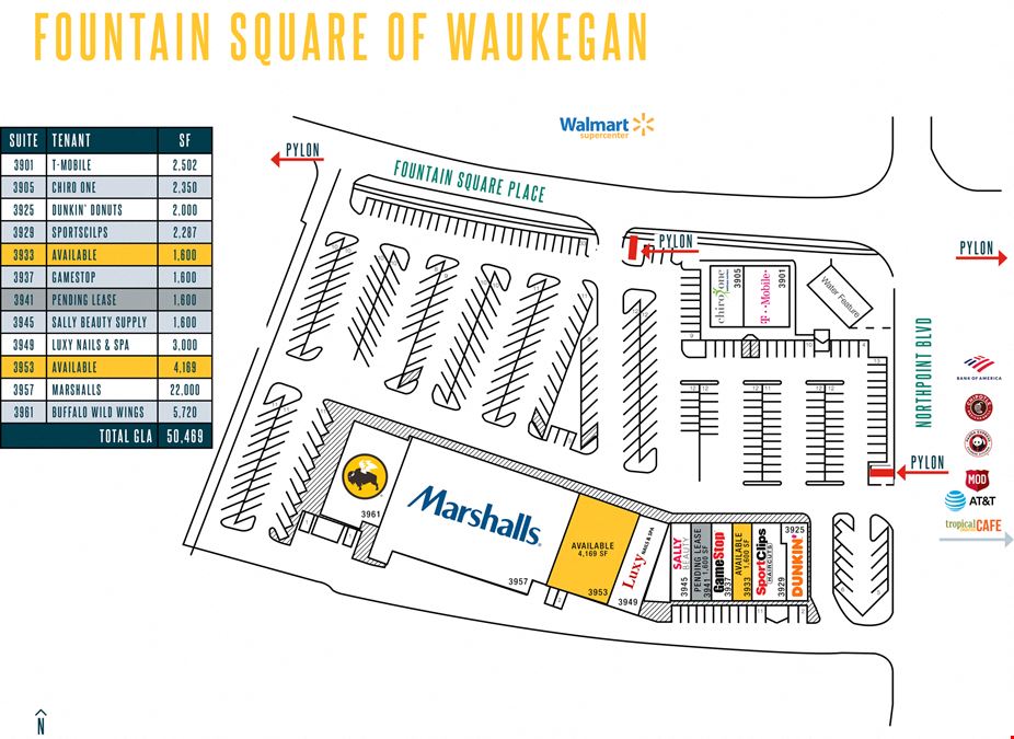 Fountain Square of Waukegan