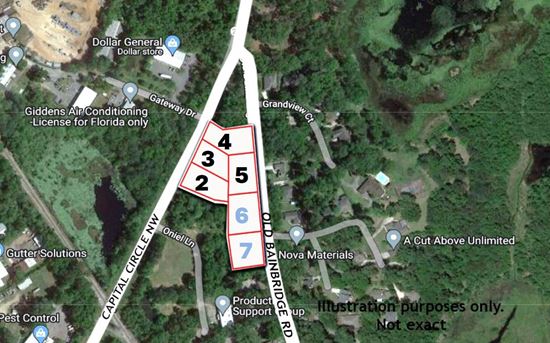 Vacant Commercial Lots (1.65 Ac) Capital Circle NW & Old Bainbridge Rd
