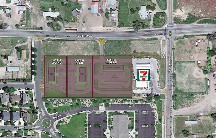 120th Avenue and Peoria Street - SWQ