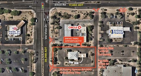 Freestanding Former Bank Drive Thru Opportunity