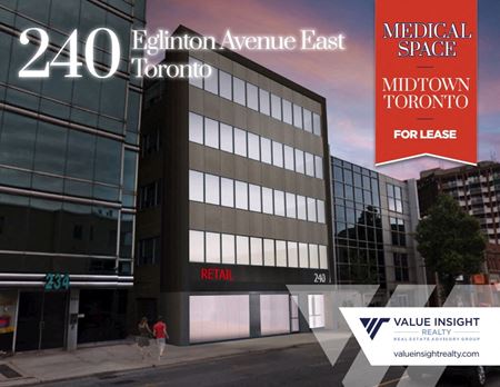 Office space for Rent at 240 Eglinton Avenue East in Toronto