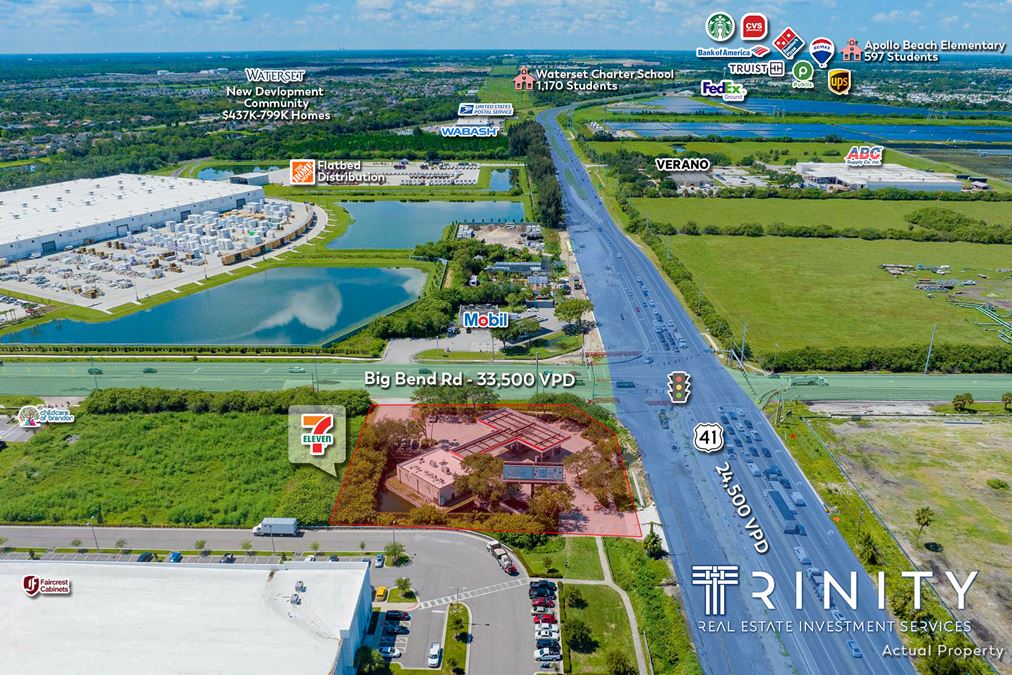 7-Eleven - Tampa MSA - 13150 US Hwy 41 S, Gibsonton, FL | CommercialSearch