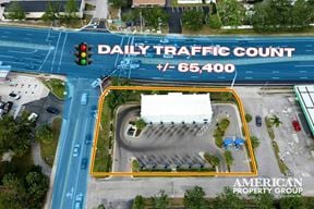 Hard Corner Site with +/-65K Traffic Count
