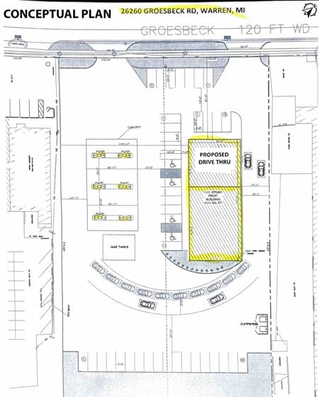 VacantLand space for Sale at 26260 Groesbeck Highway in Warren
