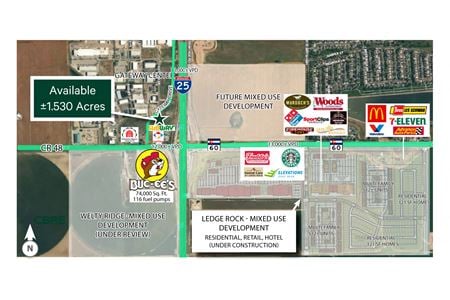 VacantLand space for Sale at Interstate 25 & County Road 48, Johnstown, CO in Johnstown