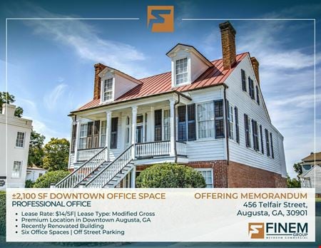 Office space for Rent at 456 Telfair Street in Augusta