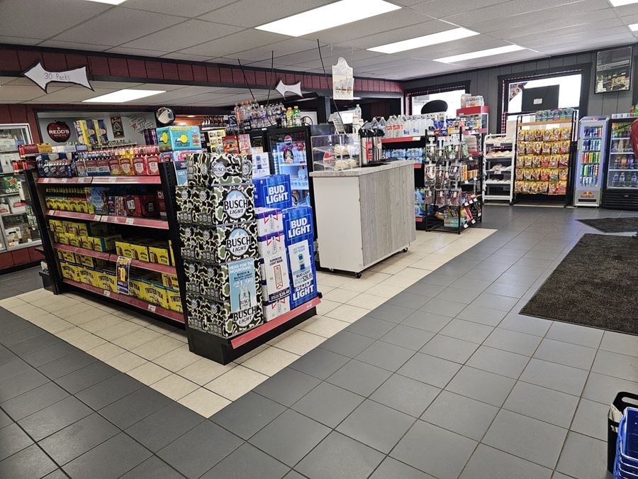 4,511+/- SF C-Store,  Beverage & Redemption Center