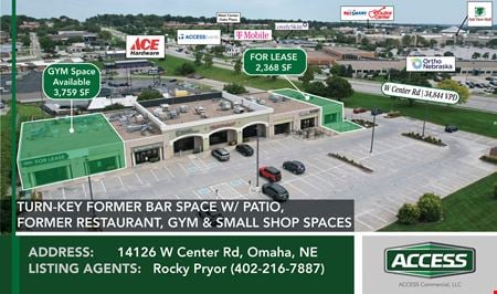 Retail space for Rent at 14126 W Center Rd in Omaha