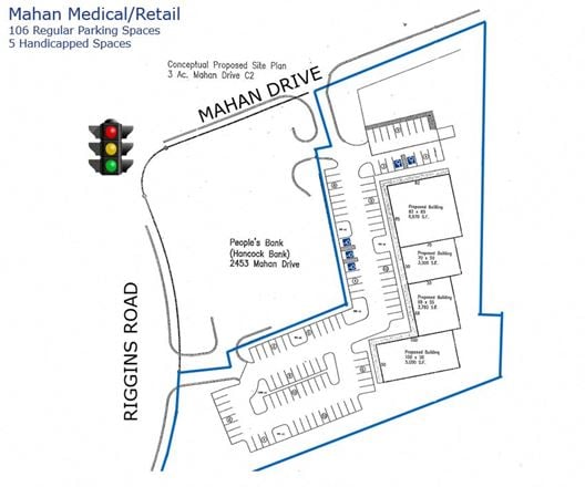 20,222 SF Medical, Office or Retail Center for Sale–2459 Mahan Dr, Tallahassee