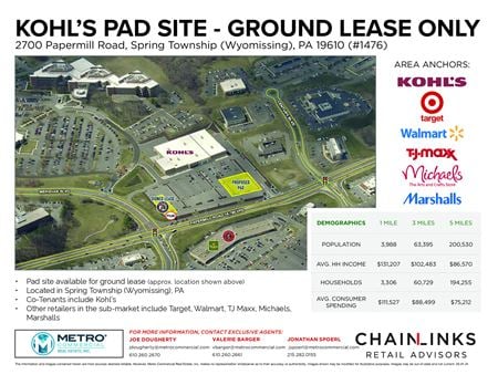 Photo of commercial space at 2700 Papermill Road in Spring Township