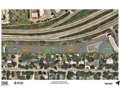 Retail or Office Pads (approx. 0.69 to 5.23 acres)
