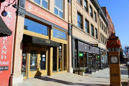 Retail space for Rent at 1216 Howard Street in Omaha