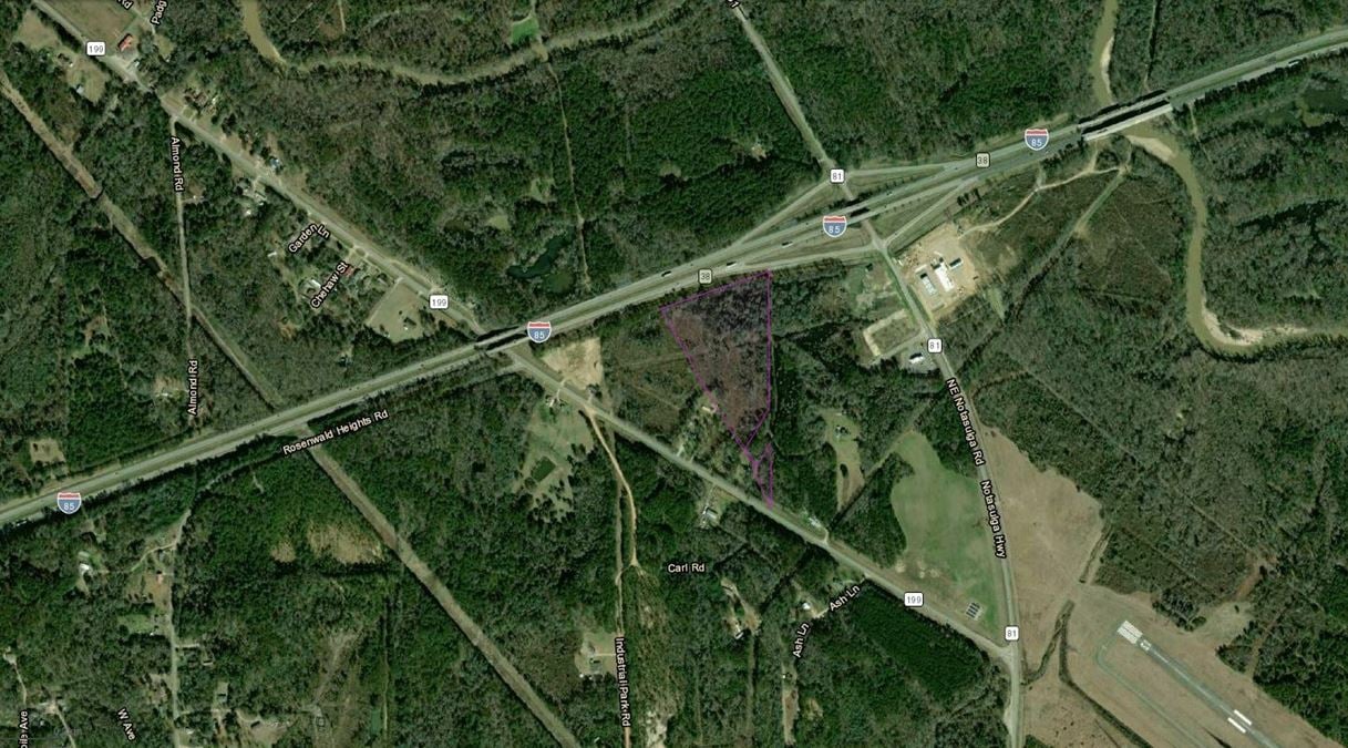 Exit 38, Interstate 85 - 12 Acre Commercial Land Lot