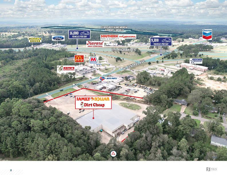 Wiggins, MS Family Dollar & Dirt Cheap 1131 W. Central Avenue