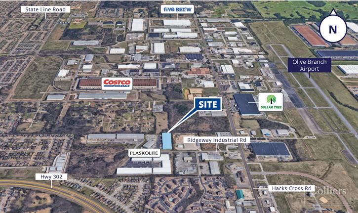 35,000 Industrial SF Available for Sublease in Olive Branch