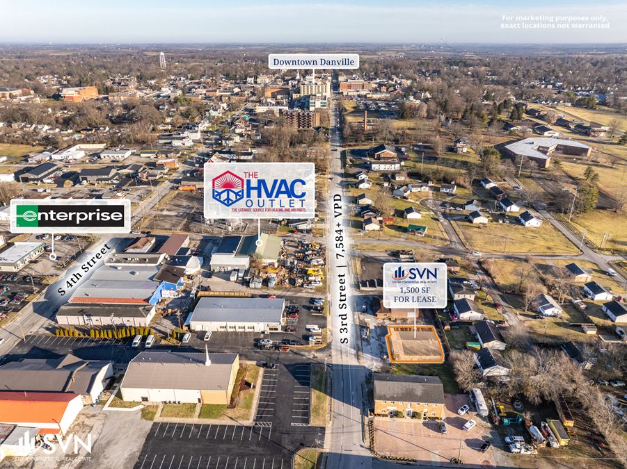 1,500 SF Retail Space in Danville, KY