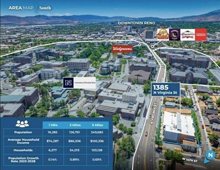 Photo of commercial space at 1385 N Virginia St in Reno