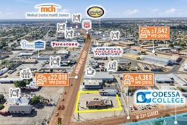 REIT Sale | Former Pizza Hut | 26K VPD | Signalized Corner | Midland, TX CSA