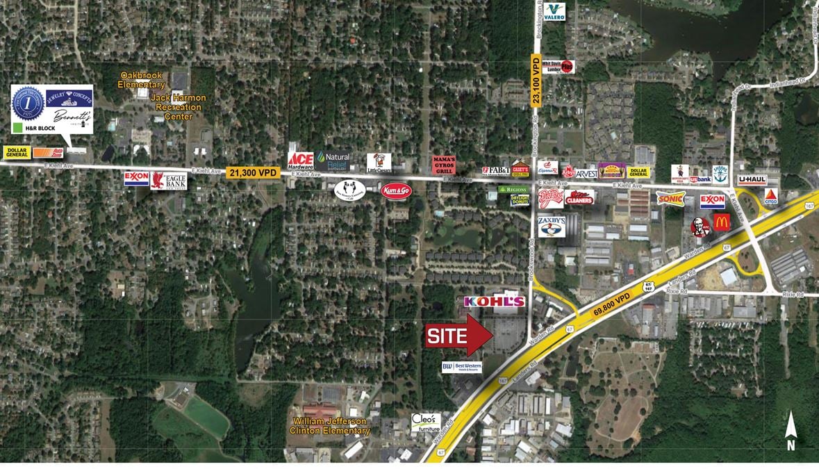 Retail Outparcels Available in Sherwood, AR
