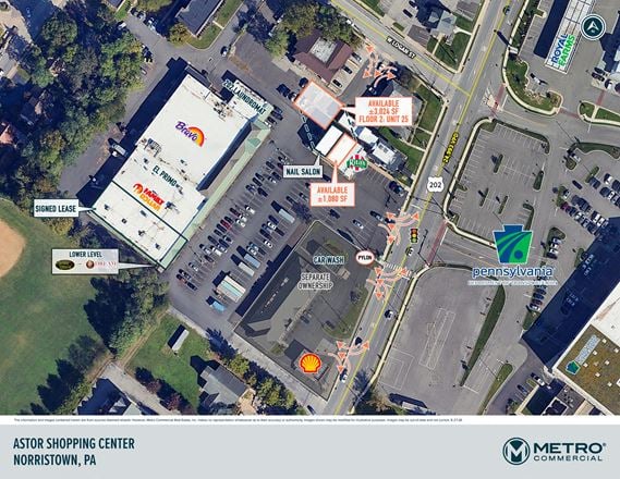 Retail space for Rent at 1717 Markley Street in Norristown