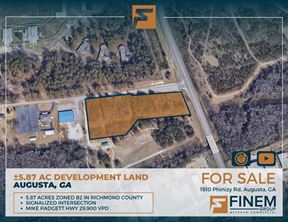 5.87 AC Commercial Land Mike Padgett