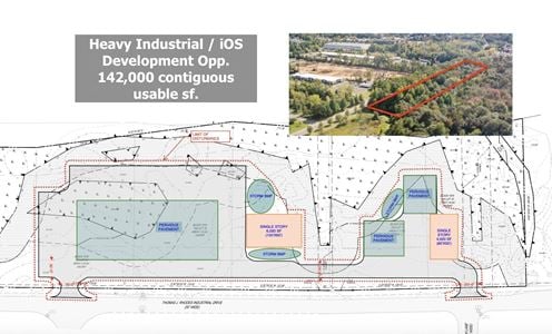 3.28ac contiguous usable land for sale -- Heavy Industrial  / iOS