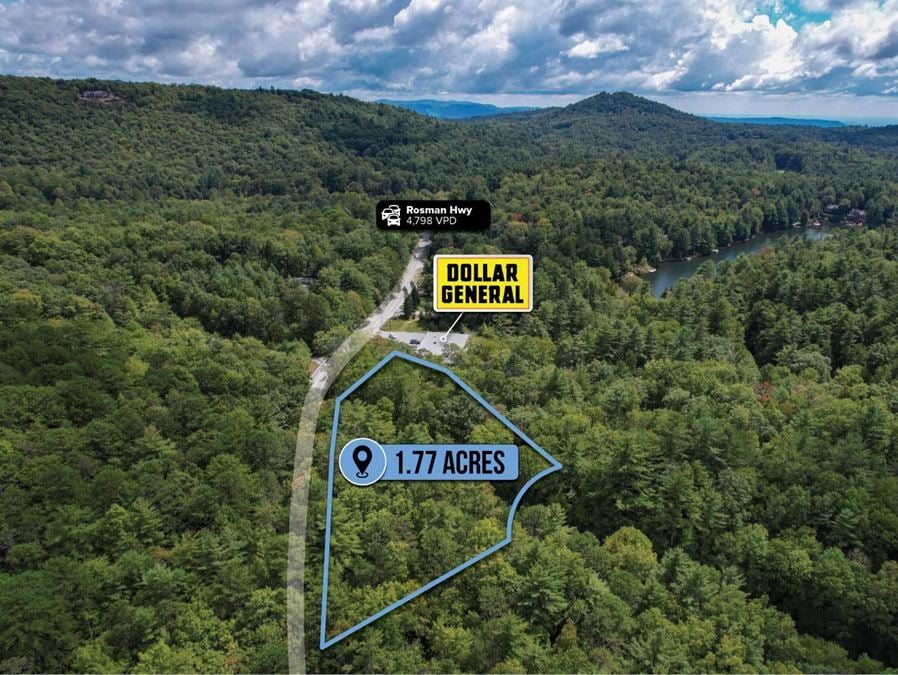 $1 Auction – 1.77 Acre Parcel | Dollar General Adjacent | NC | 27% Population Growth